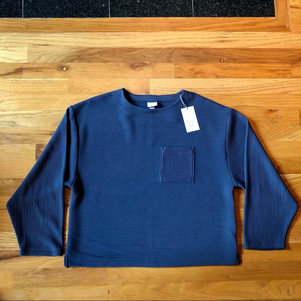 Long Sleeve oversize dolman drop sleeve top NWT